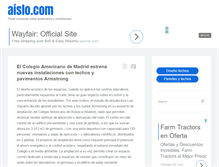 Tablet Screenshot of aislo.com